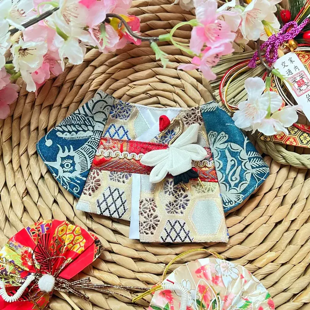 幸運鶴和服圍巾