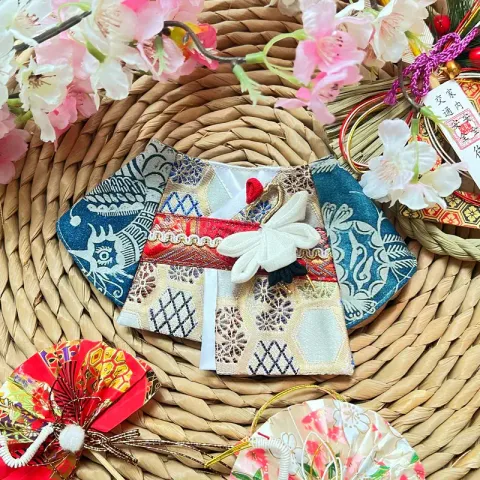 幸運鶴和服圍巾