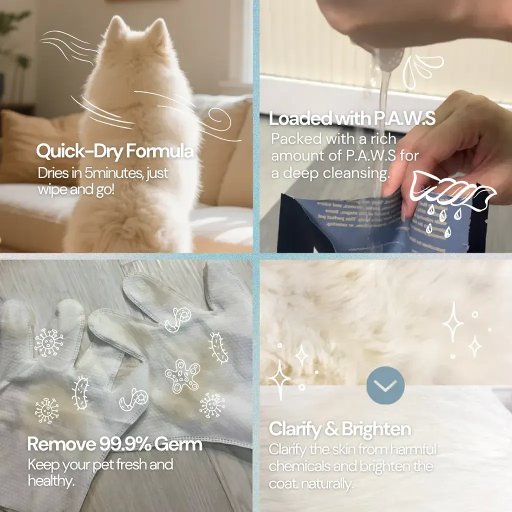 Full Body Pet Spa Gloves 7