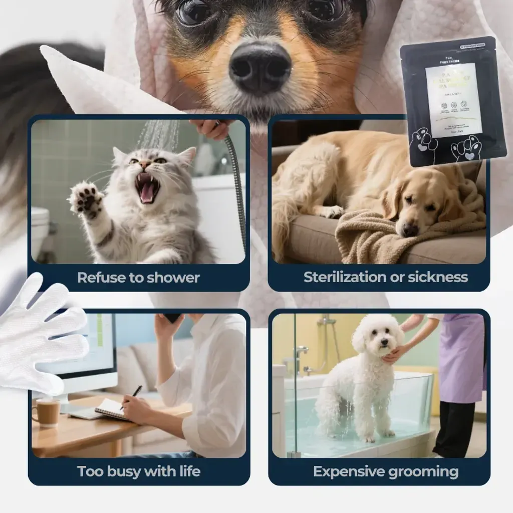 Full Body Pet Spa Gloves 6