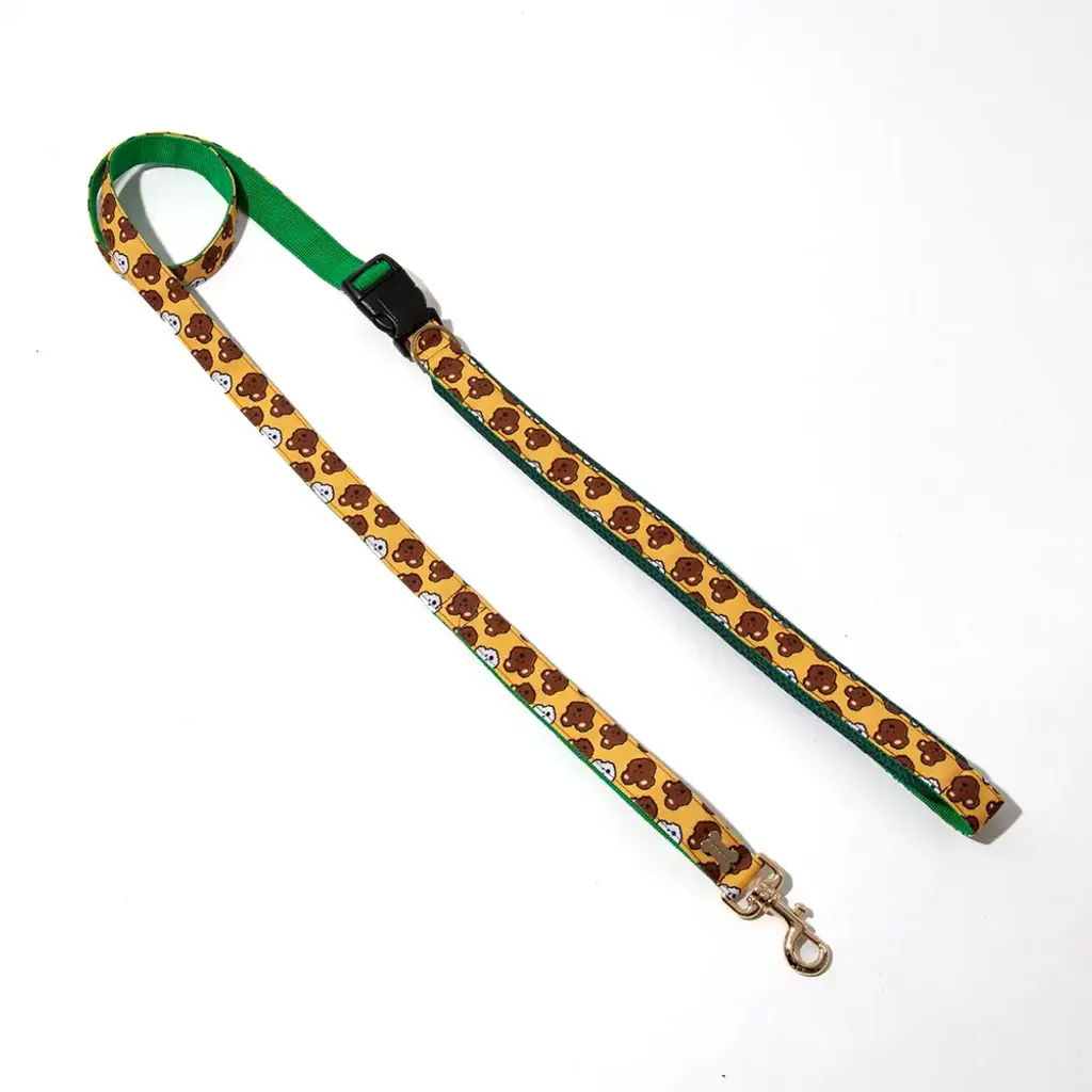 Belt Leash (Above 7kg) bobochuchu green 2m