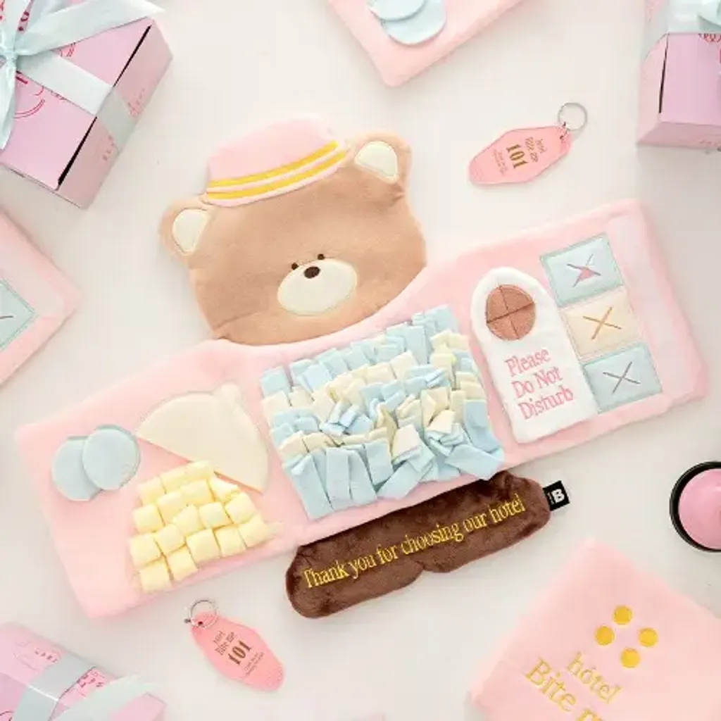 Bite Me - Bellboy Bear Nosework Mat 1