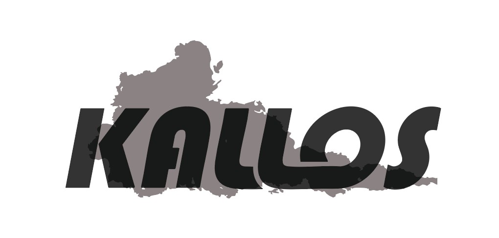 KALLOS logo 灰黑