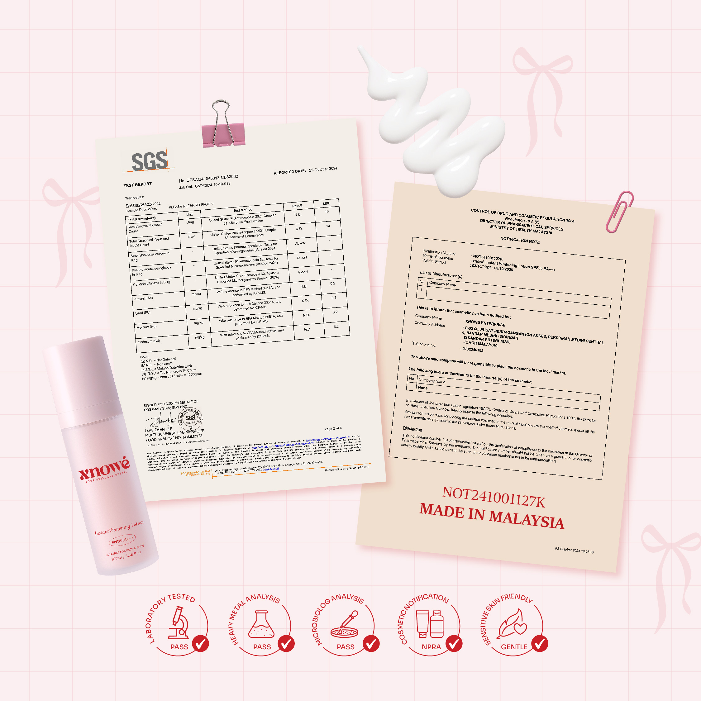 🧬 Laboratory Tested | Xnowé.co