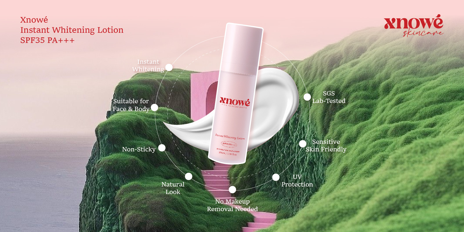 🧴Instant Whitening Lotion SPF35 PA+++ for Face & Body 💫