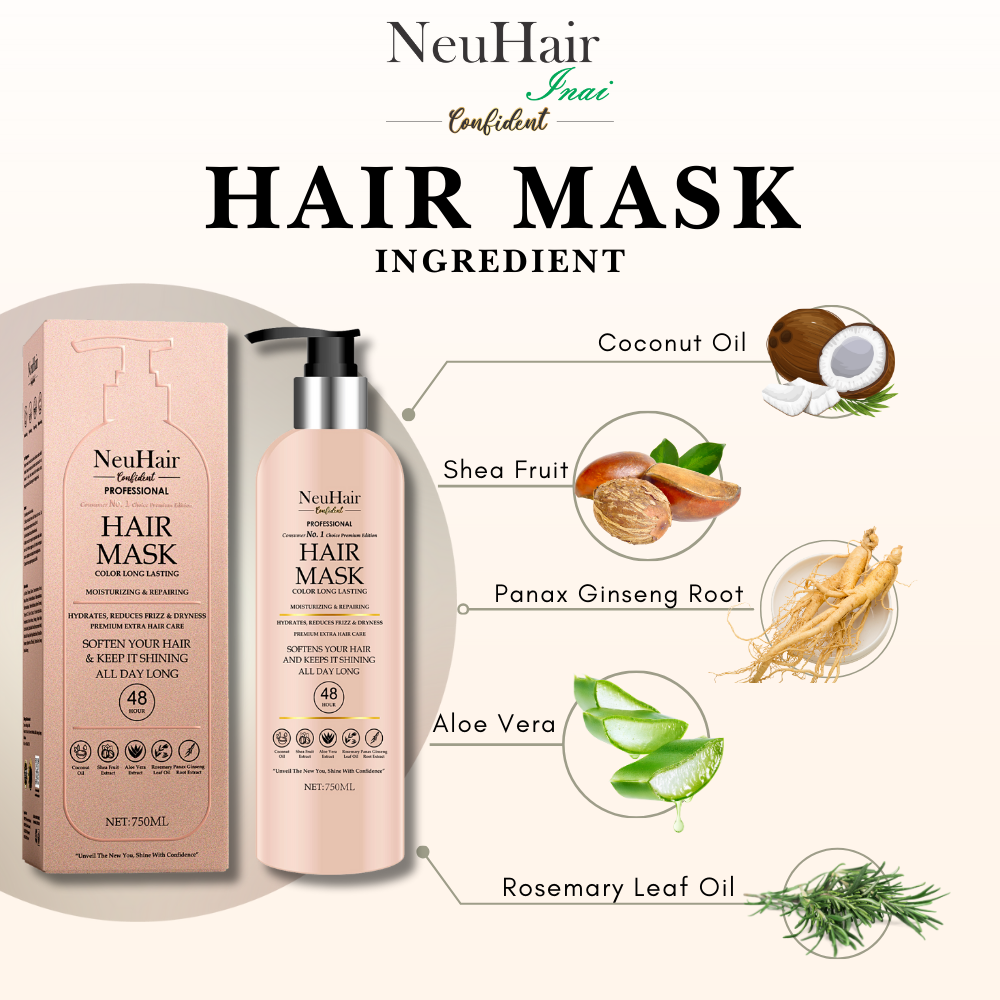 NEUHAIR  HAIRMASK 750ML 3