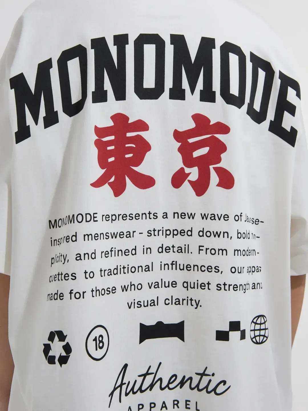 Top - Monomode Tokyo Design Top (White)Size -  S-XL (Limited Stock🔥)2 Colours Available (Black (3)
