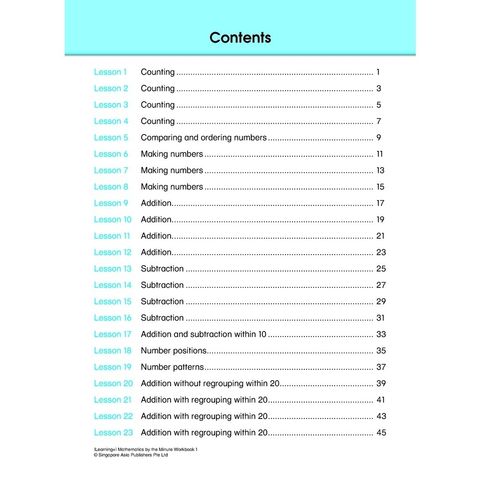 Prior Learning Chapter Book Math Learning+ Mathematics By The Minute Series | Primary Maths School ...