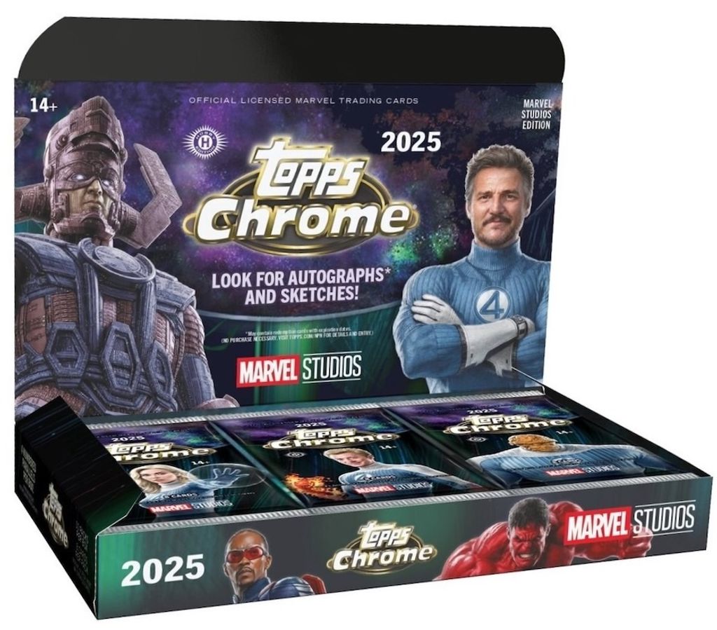 2025-Topps-Chrome-Marvel-Studios-Sealed-Hobby-box