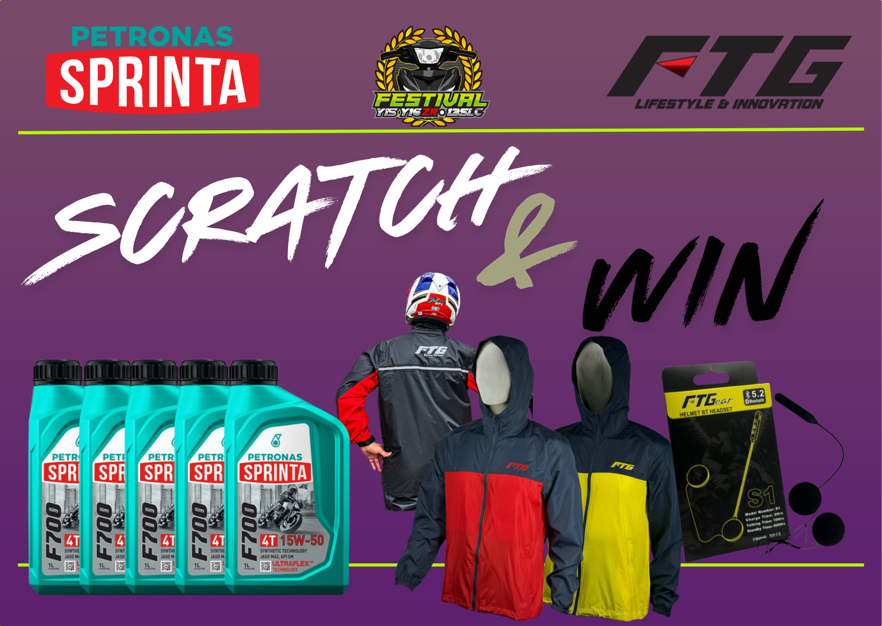 SCRATCH&WIN WINNERS FESTIVAL Y15/Y16/LC135 2025