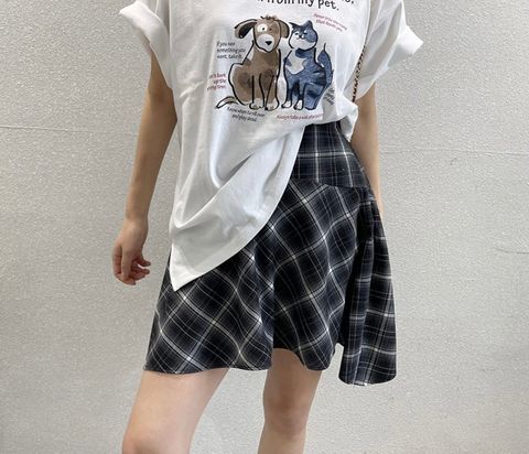 讓腿變細的魔法格裙2