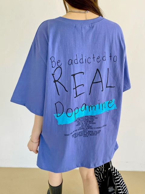 側開岔塗鴉多色字Tee2