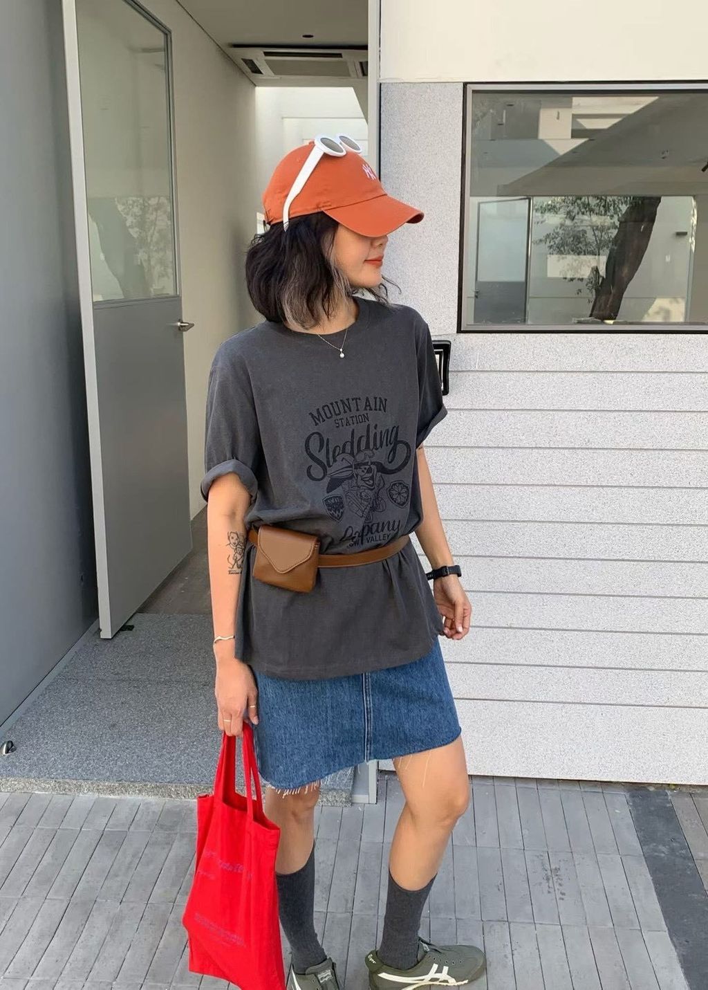 美式古著塗鴉上衣3