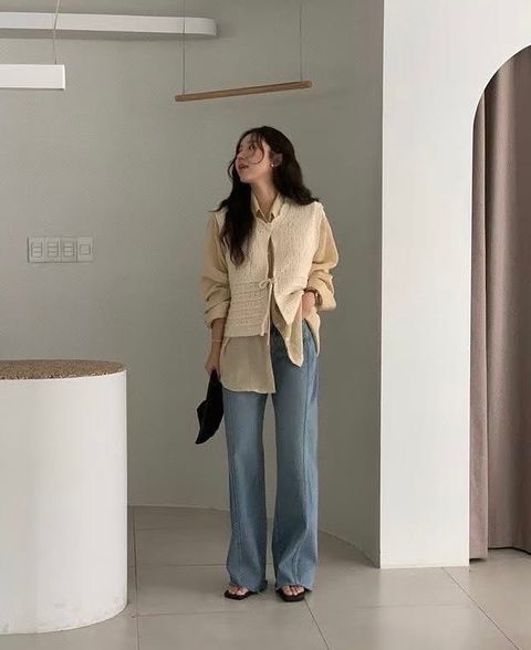 非常修身直筒褲1