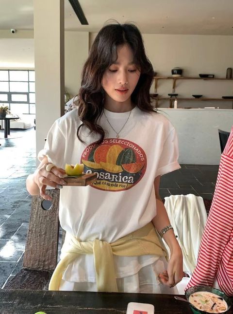 好可愛復古西瓜上衣1