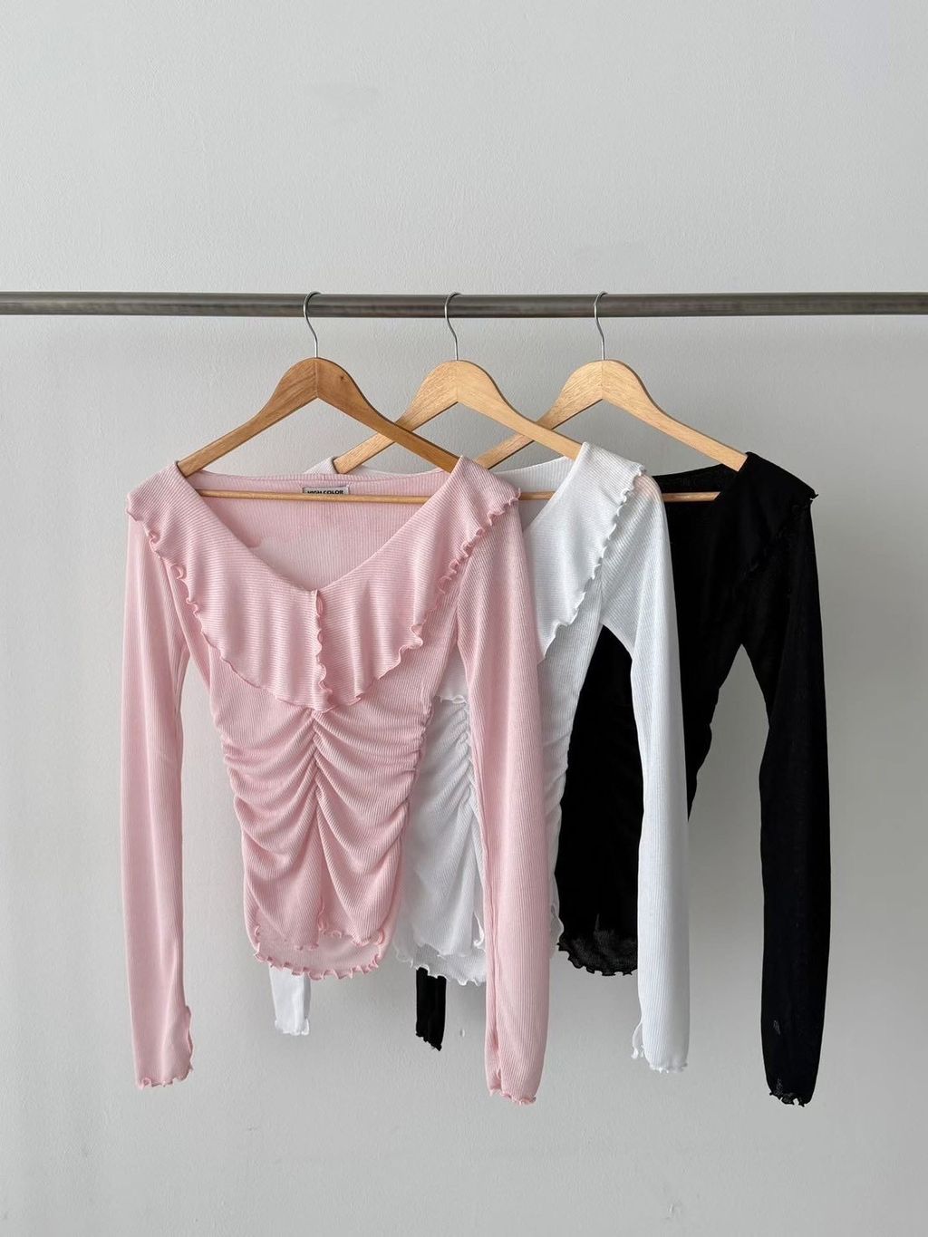 可甜可辣坑條上衣2