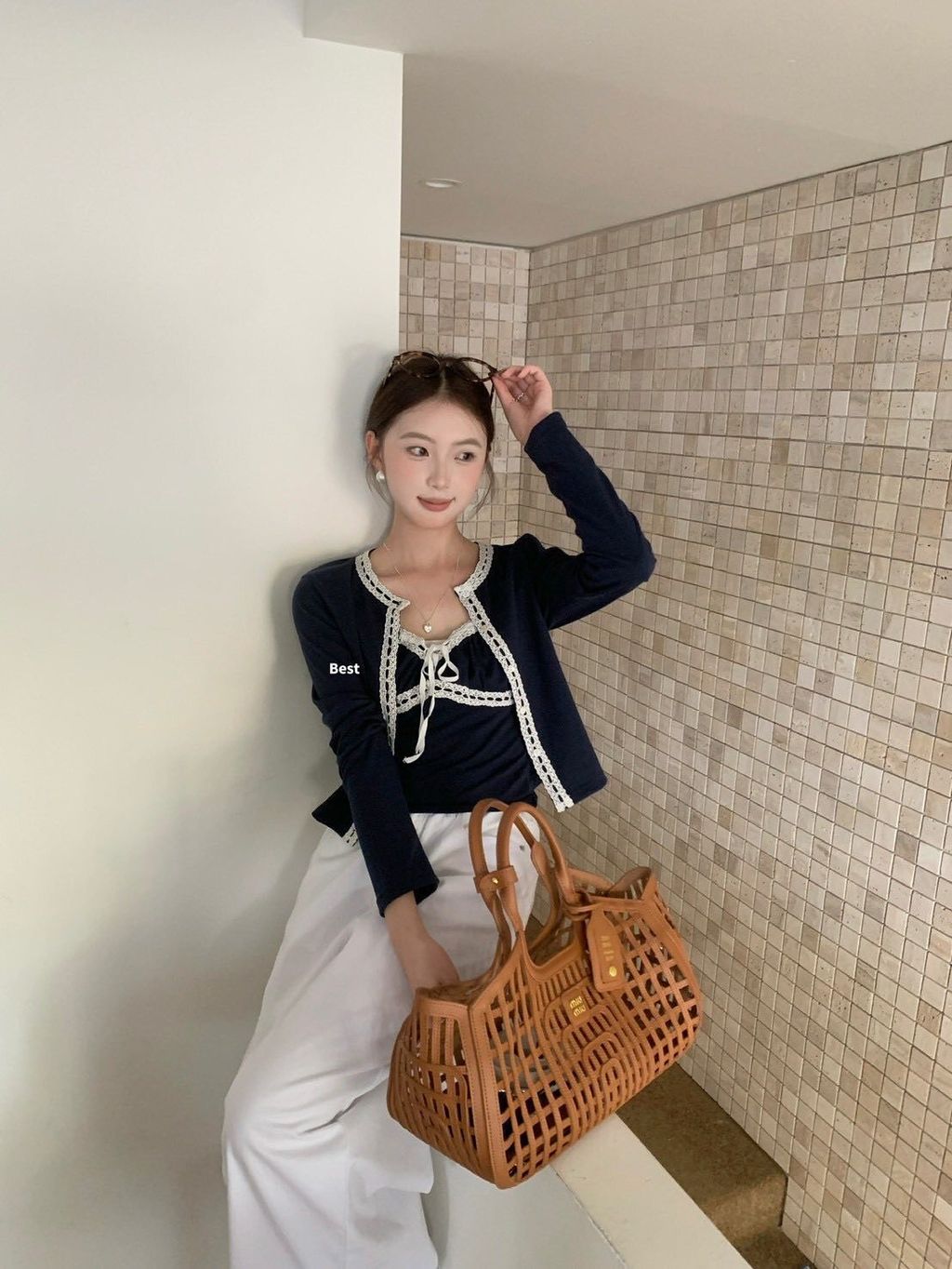 Black with bag