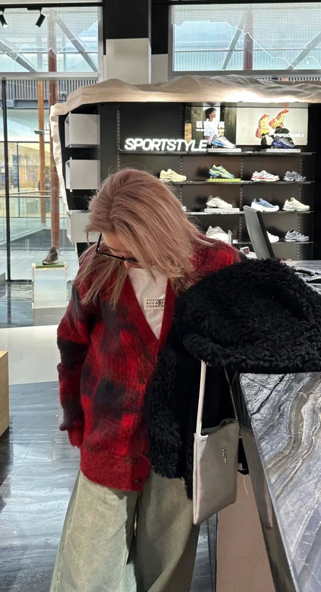 毛料開襟針織外套2