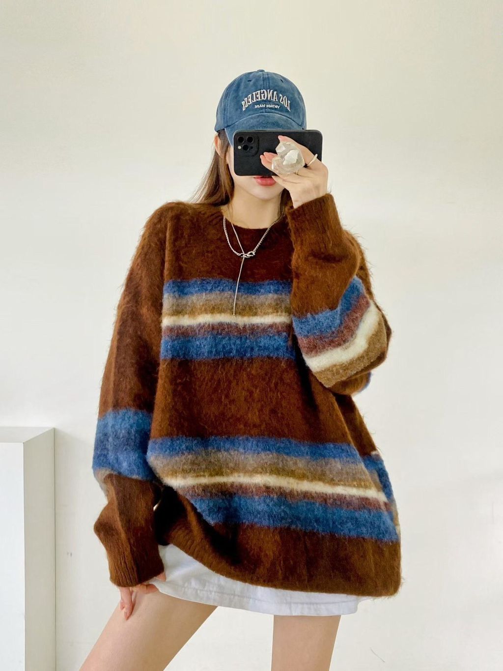 混色柔軟針織Tee1