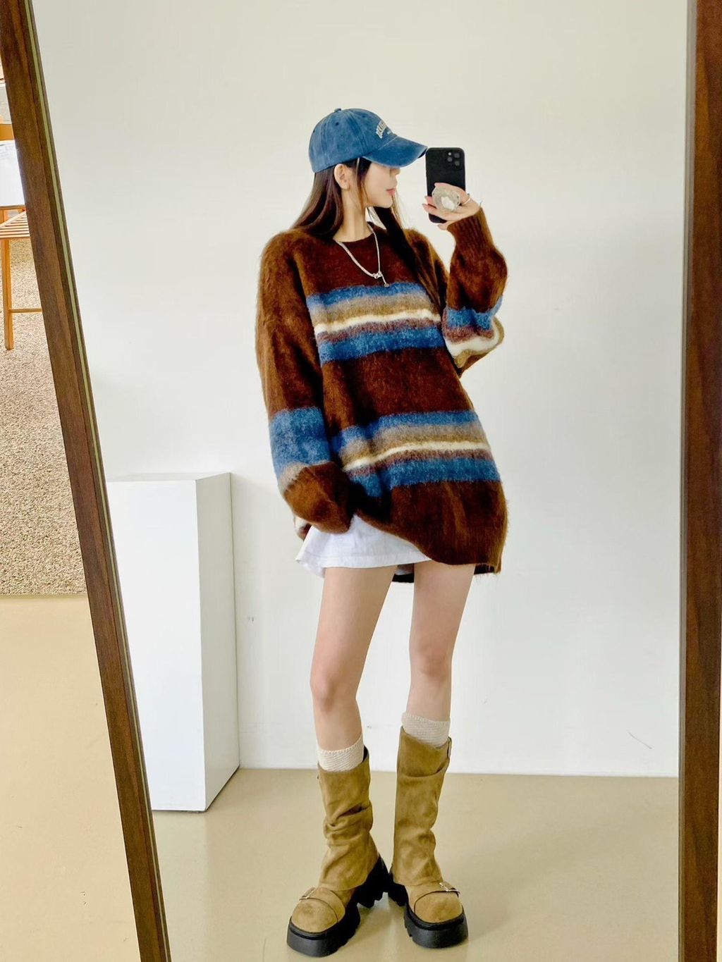 混色柔軟針織Tee4