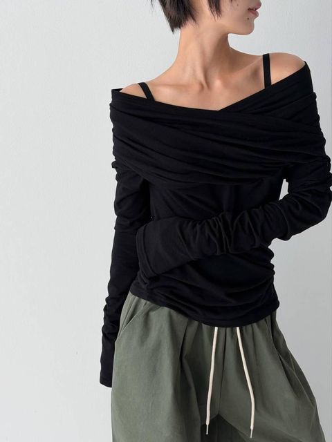 多穿款超級顯瘦上衣1