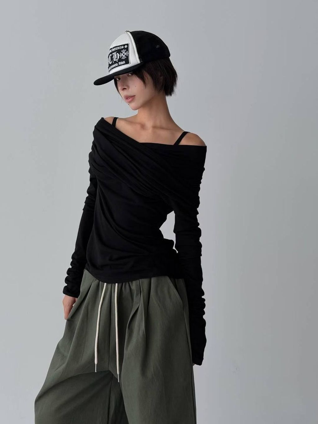 多穿款超級顯瘦上衣3