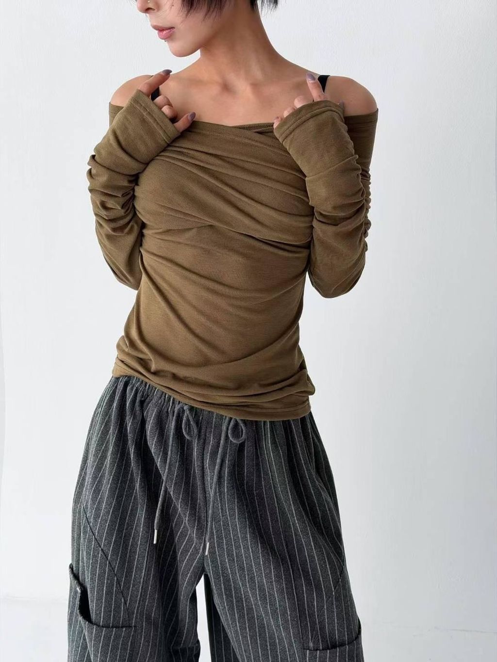 多穿款超級顯瘦上衣6