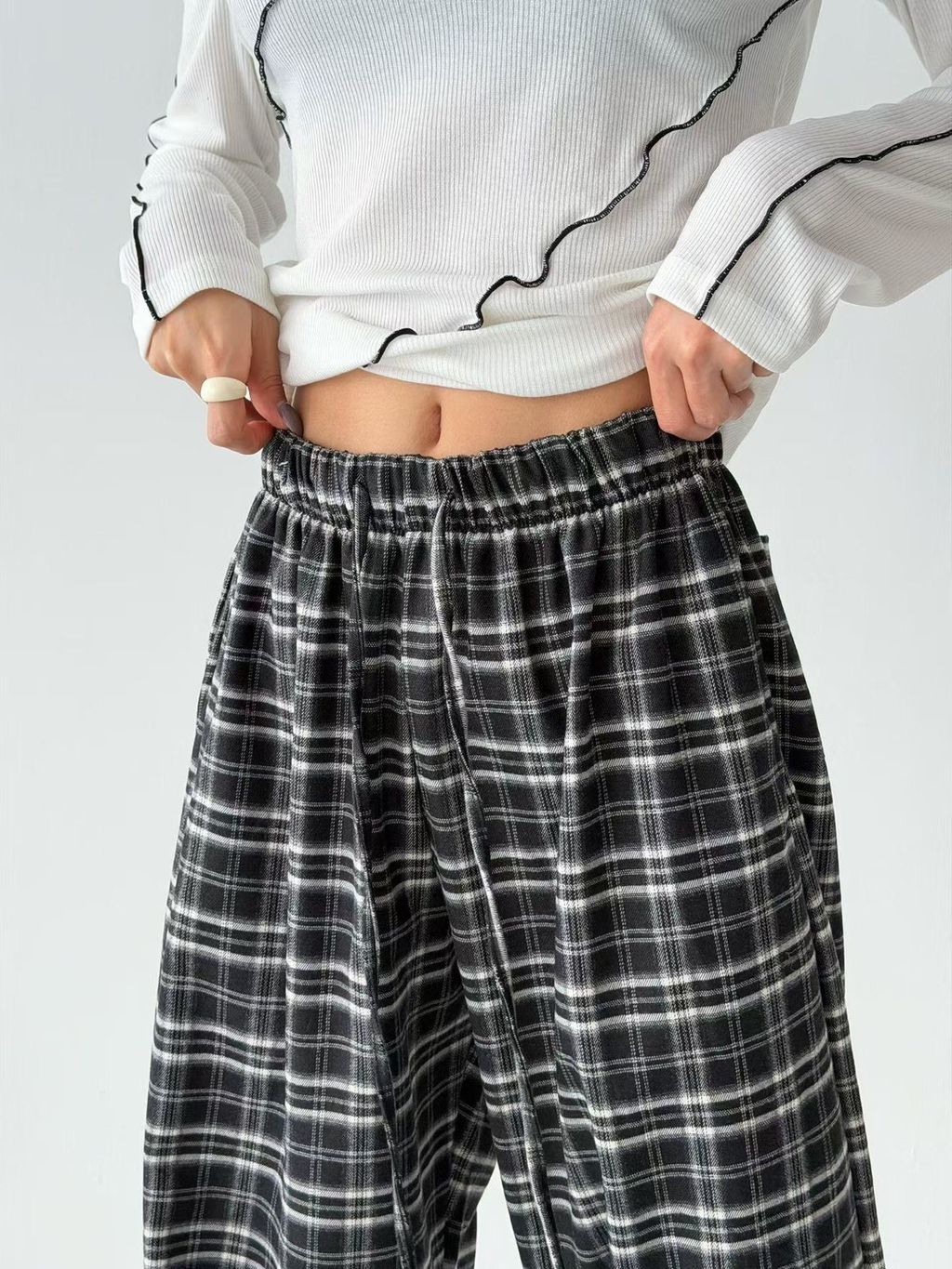 好好看時髦格子褲4