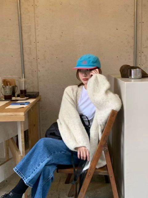 澎澎袖毛毛外套2