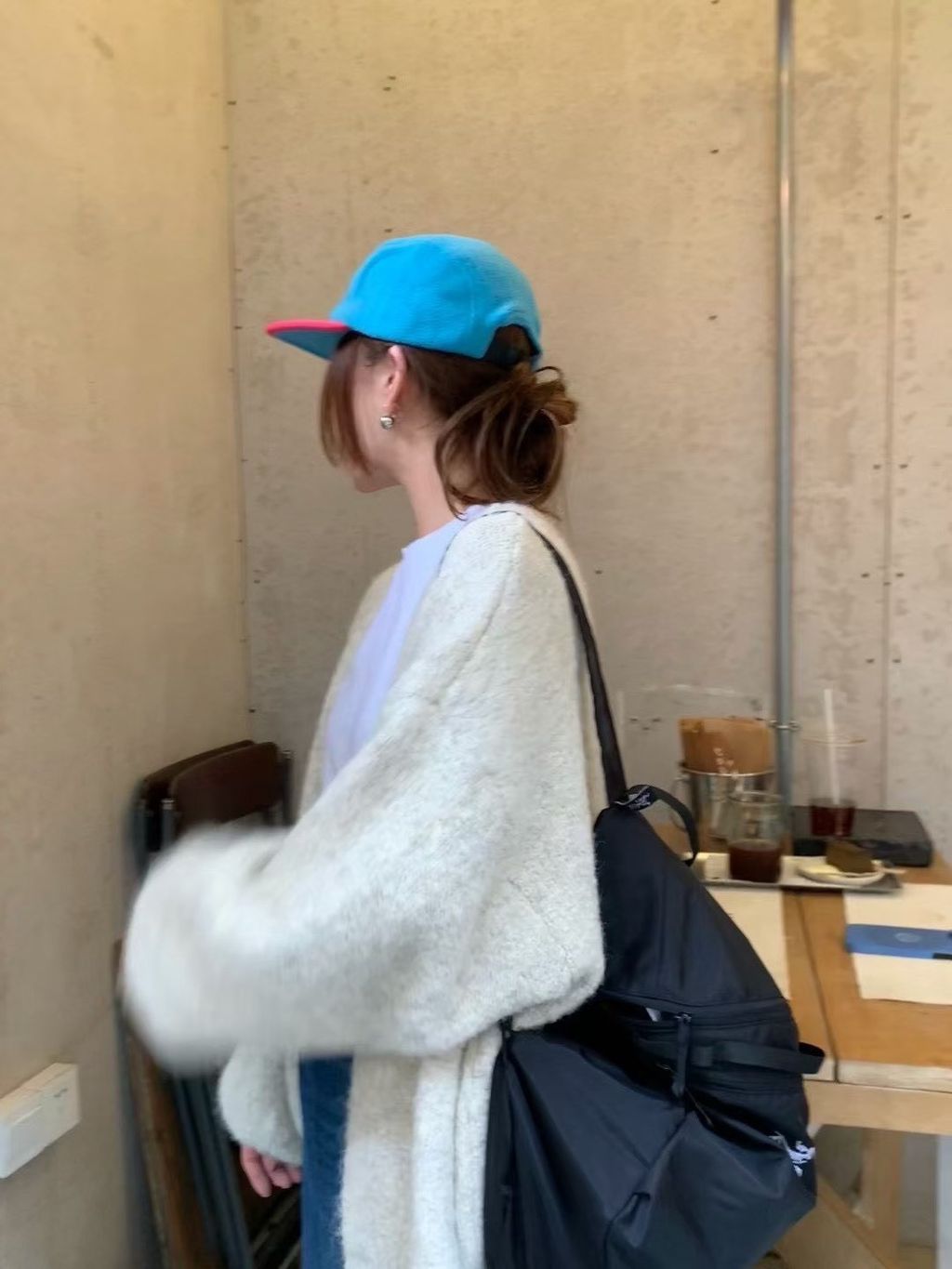 澎澎袖毛毛外套3