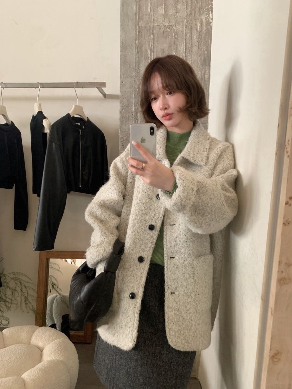 可愛羊羔毛外套3