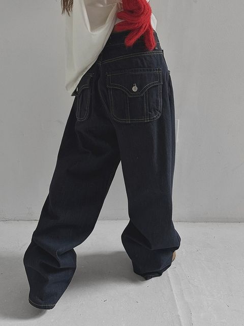 超顯瘦愛豆款直筒褲2