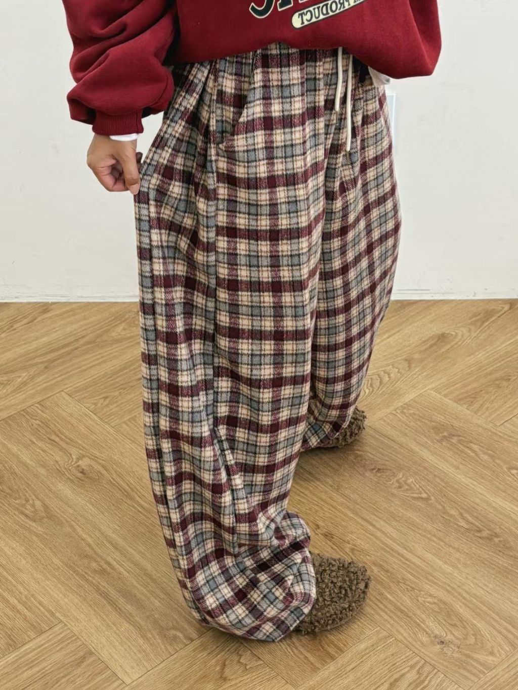 這麼有型格紋褲2