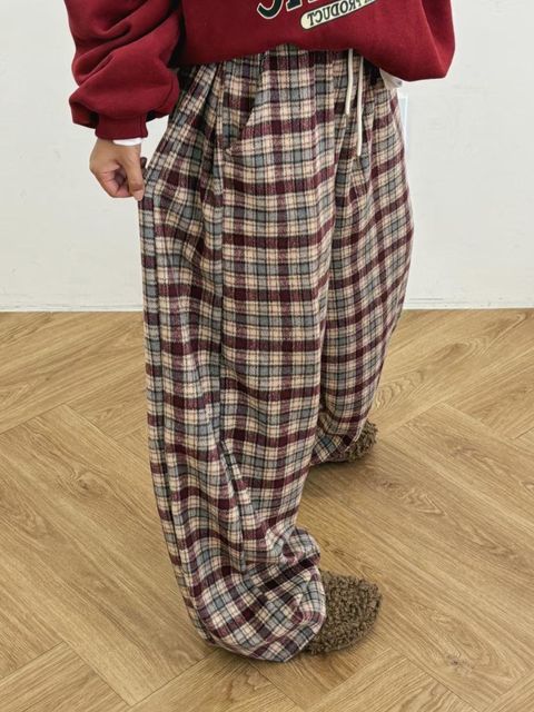 這麼有型格紋褲2