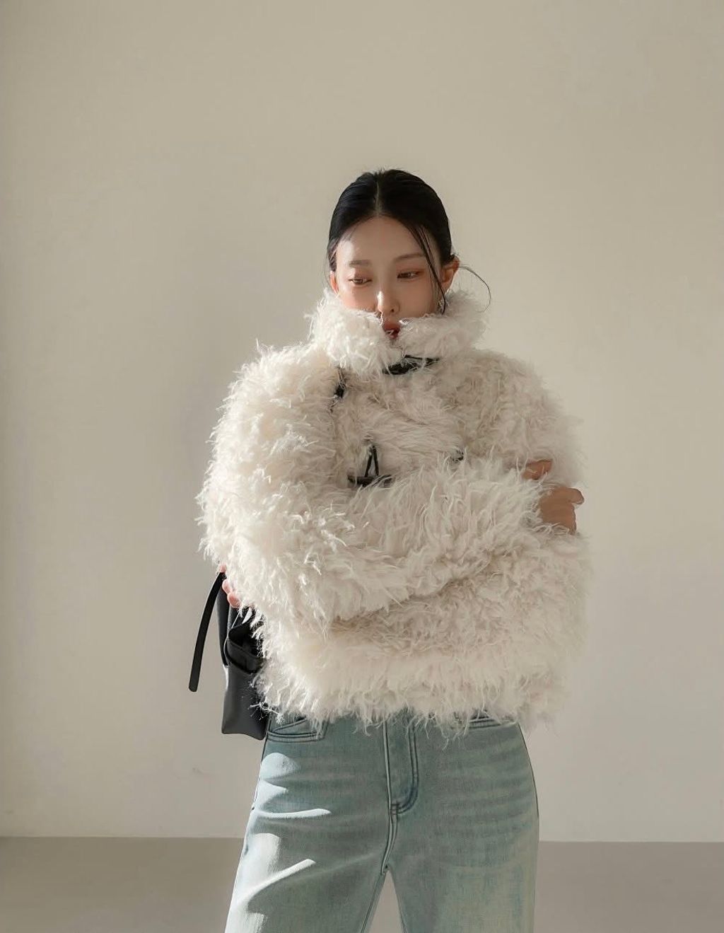 拍照必須有澎澎毛外套4