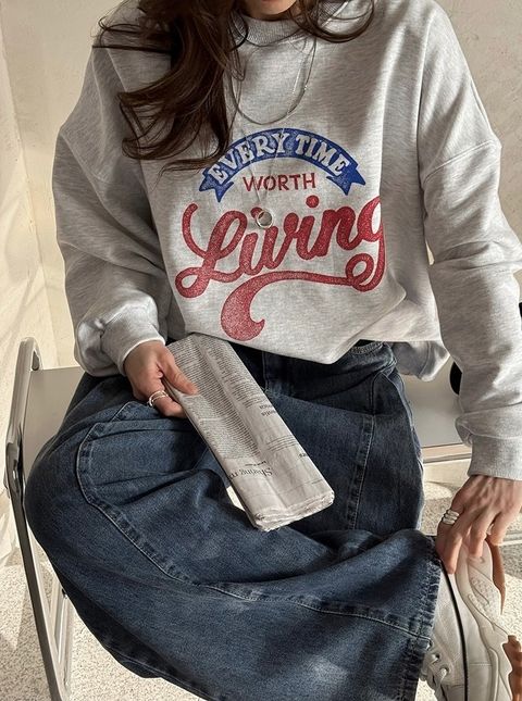 日常穿復古英字上衣1