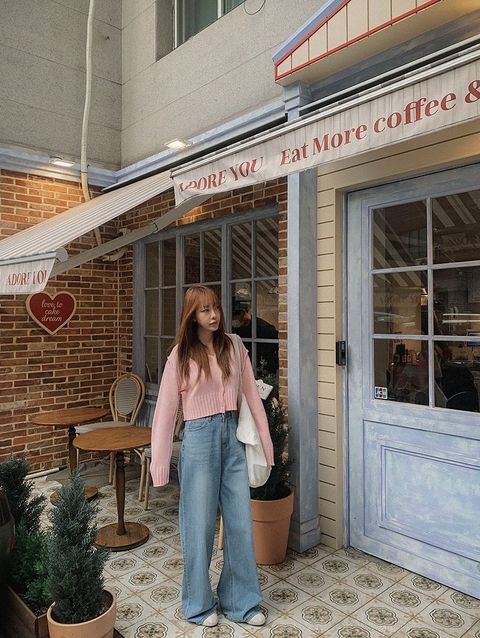 顯比例微短版針織衫2