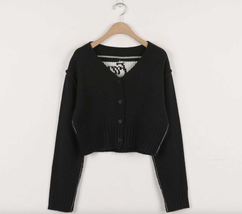 顯比例微短版針織衫5