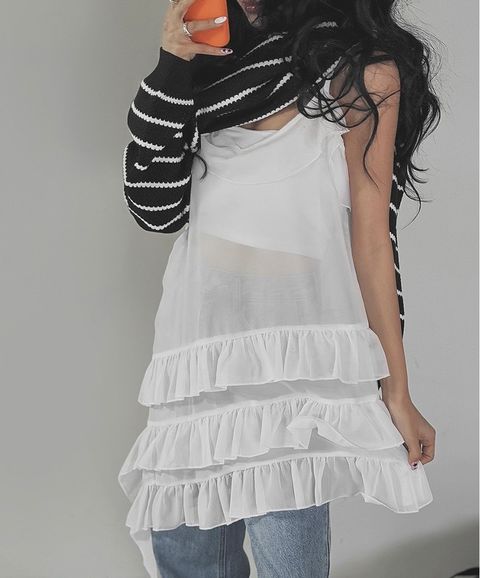 細肩波浪美美洋裝1