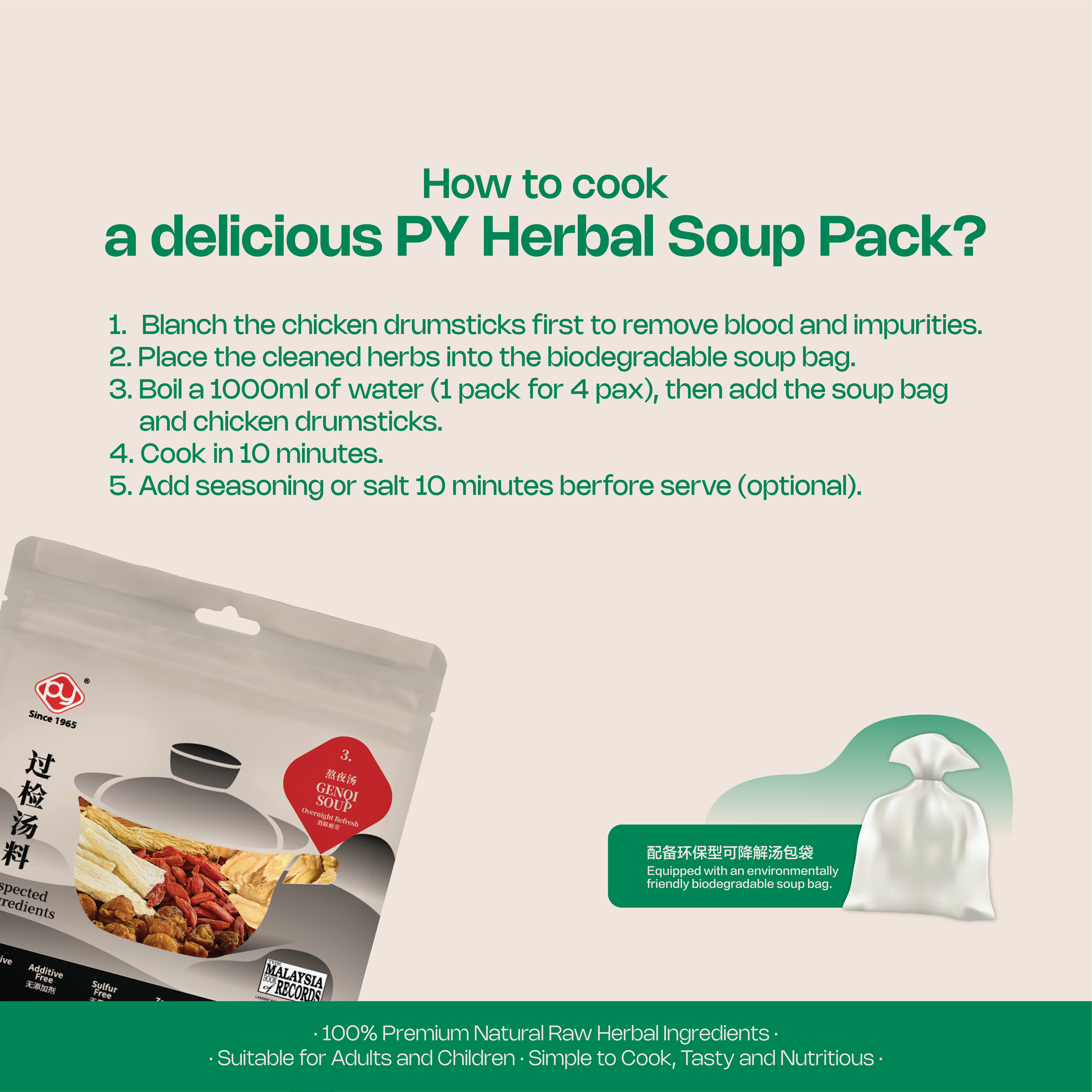 Soup Pack - How to Cook