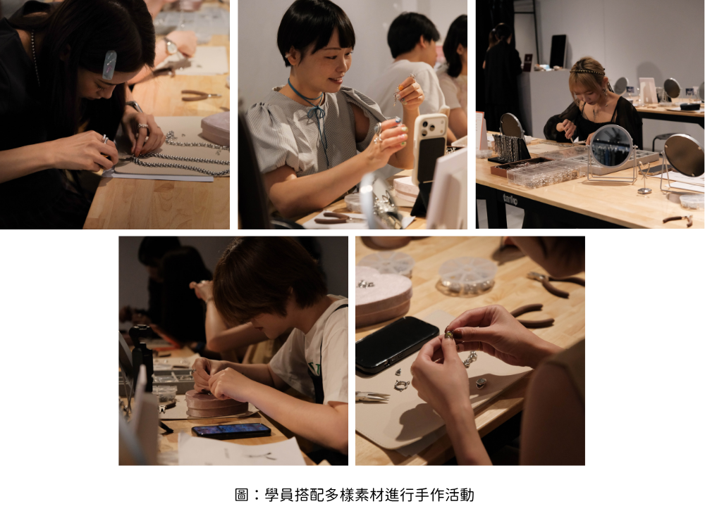 圖:學員專注動手創作,小老師在一旁引導 ! (2)