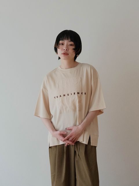 微光感立體刺繡踢恤_M1