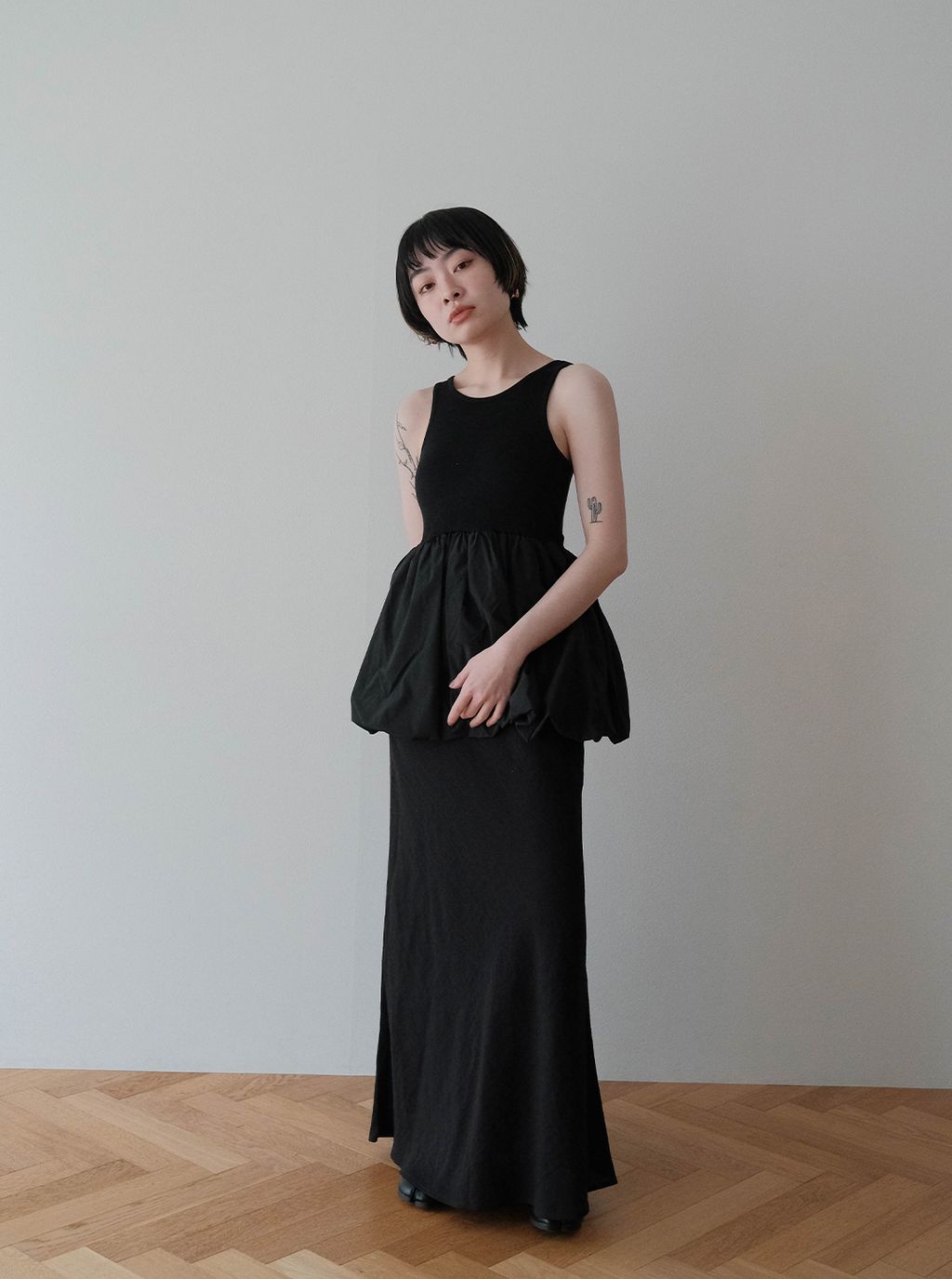 有胸墊Bra挖肩澎澎背心_M10