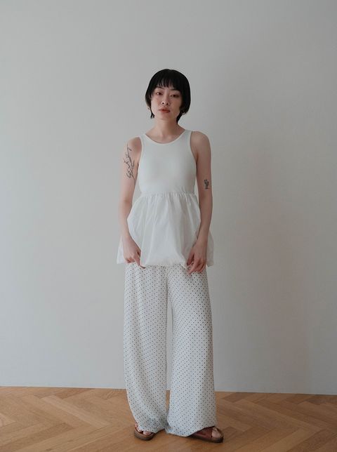 有胸墊Bra挖肩澎澎背心_M2