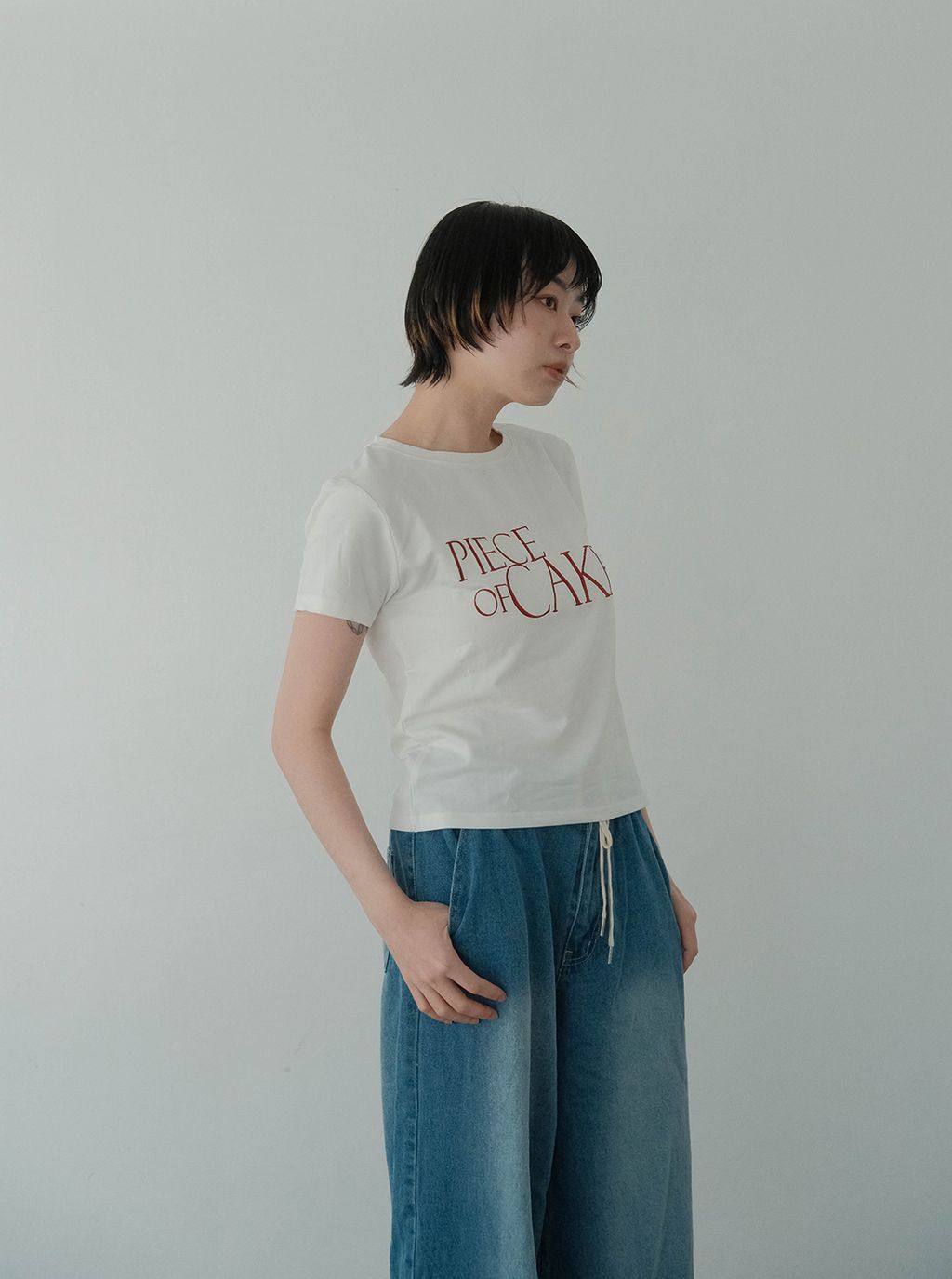 蛋糕刺繡字母踢_M8