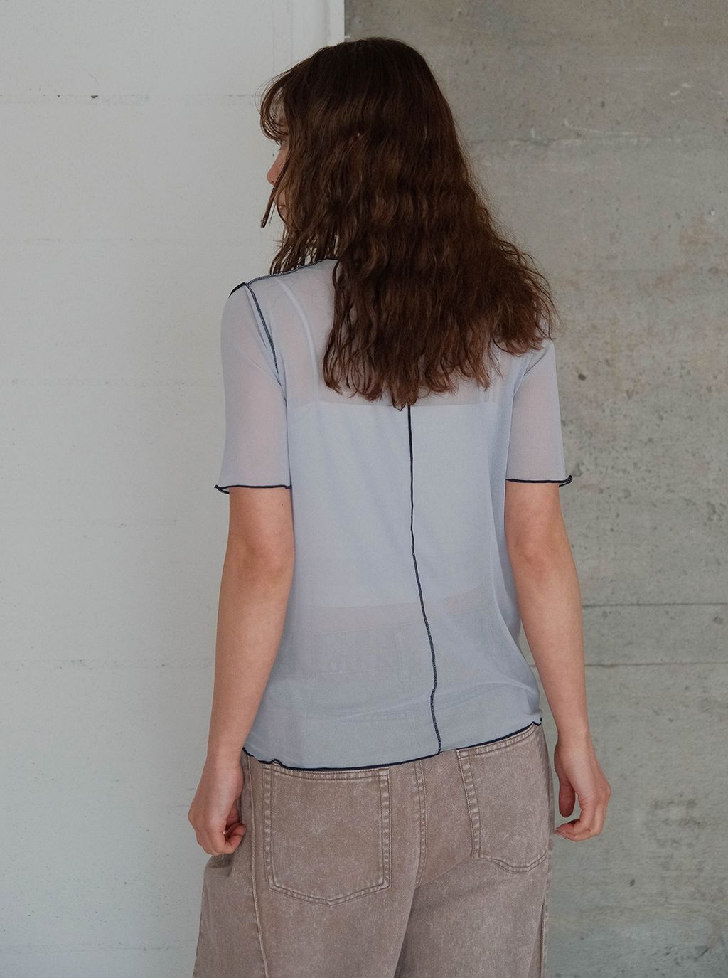 夏季透明感打底上衣_M11