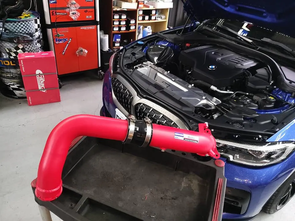 FTP B48/B46 charge pipe V2 — MAP sensor bung view