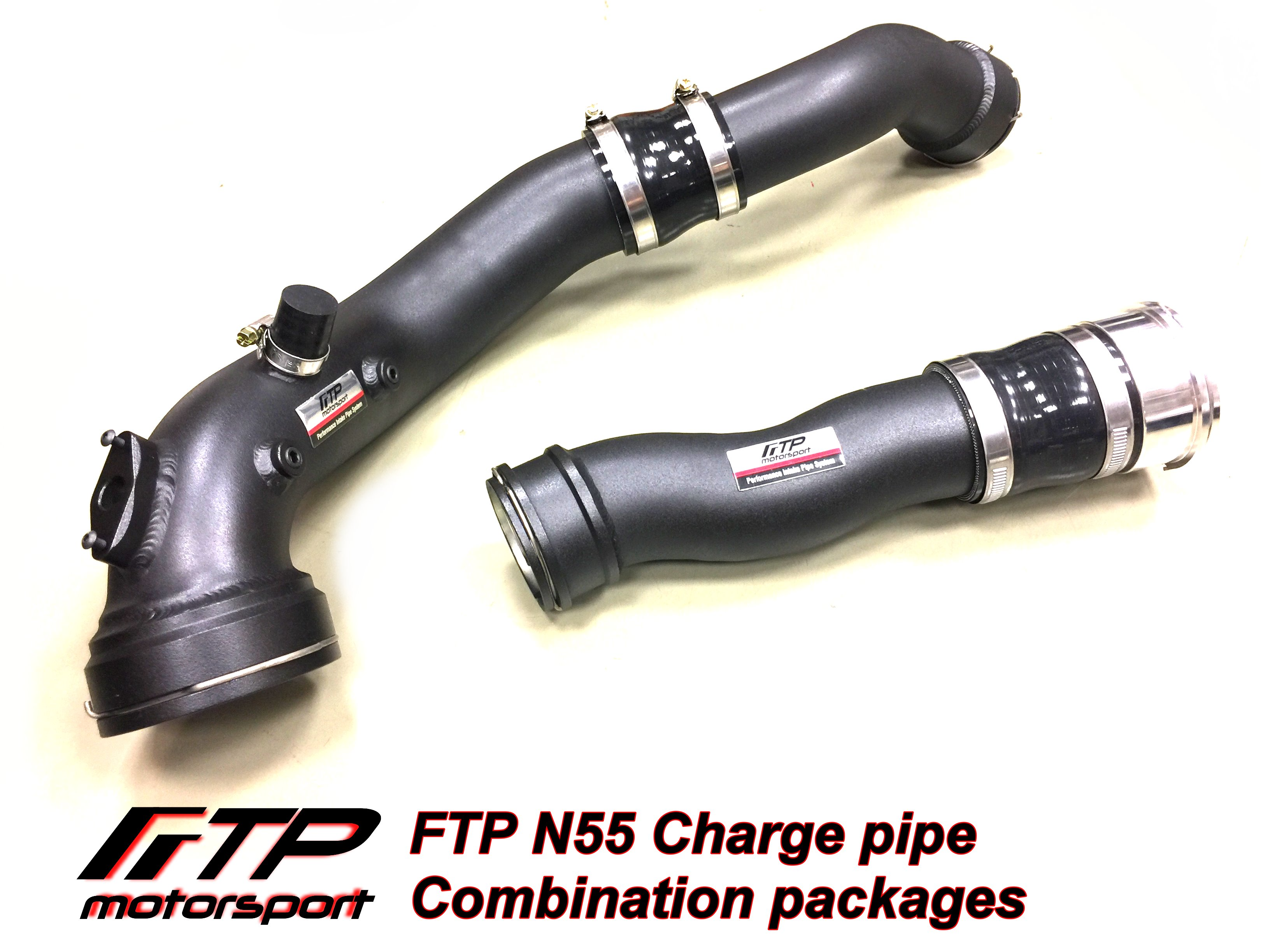 BMW N55 FTP charge pipe and boost pipe combination kit display