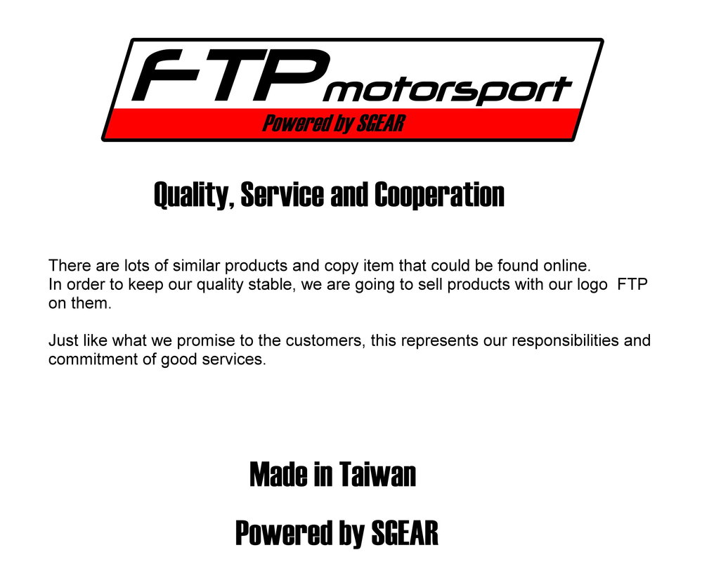 Complete FTP charge pipe kit layout with clamps, couplers, and hardware