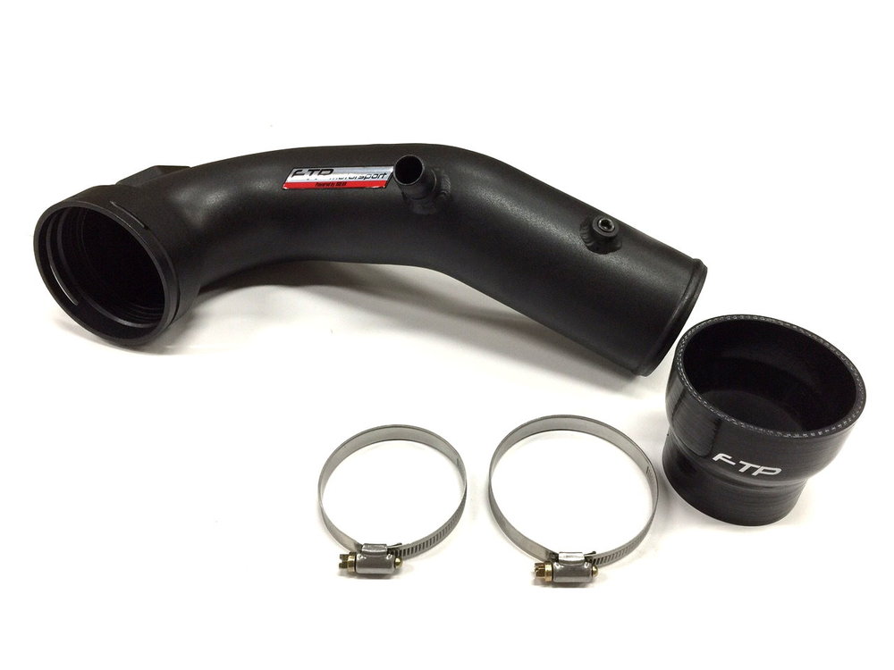 FTP intake pipe retail packaging and box contents